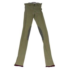 Devon Aire Tan Riding Breeches Equestrian Pants Women’s Size 24L Long Knee Patch